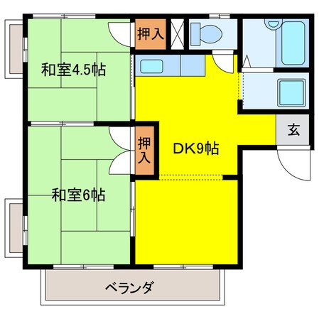 ローゼンハイム吉村Ⅱの物件間取画像